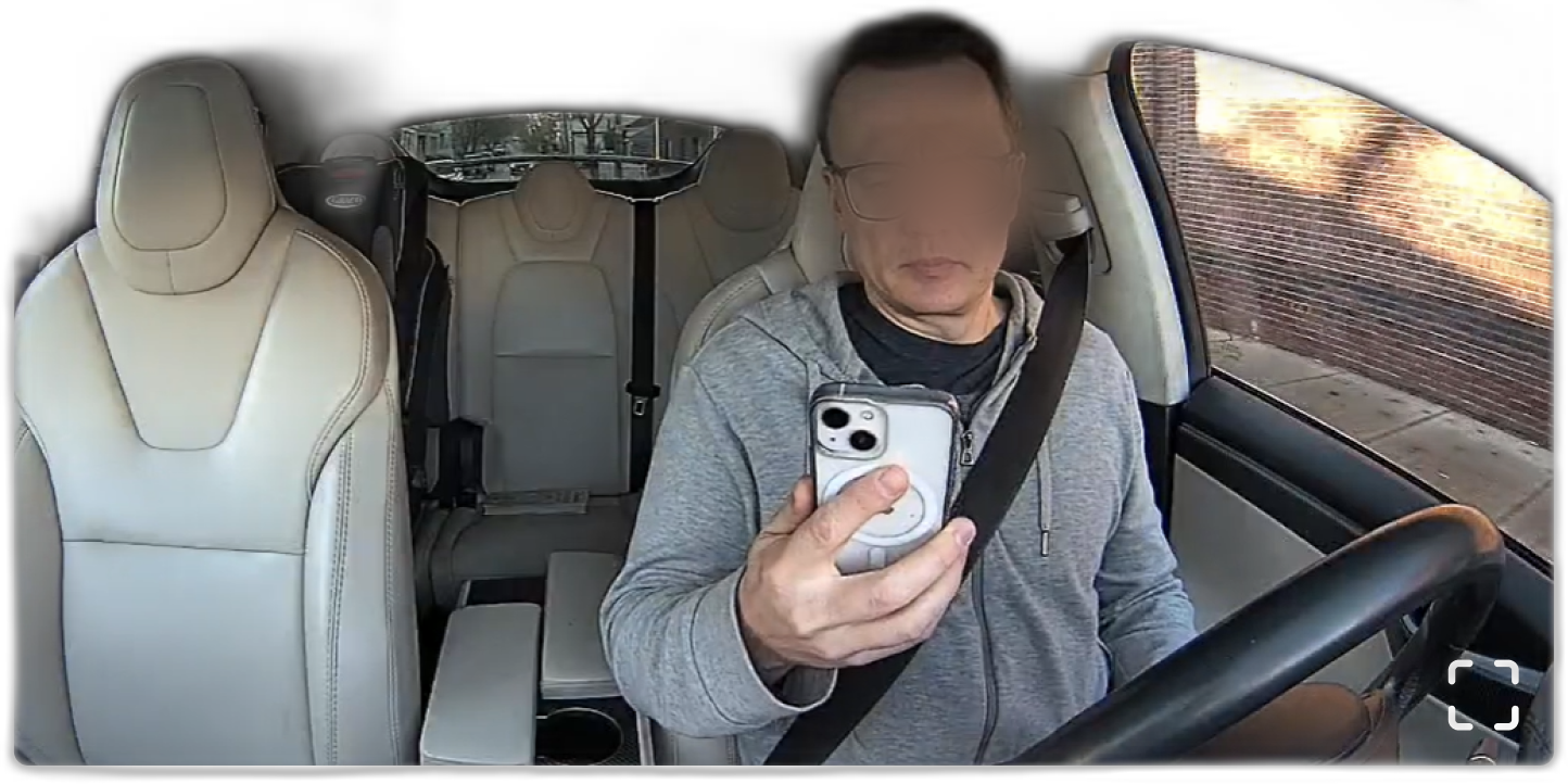HubLogiQ-platform: DMS-event 'Phone use' met video-playback van driver-facing en road-facing camera, geo-getagd op de routekaart