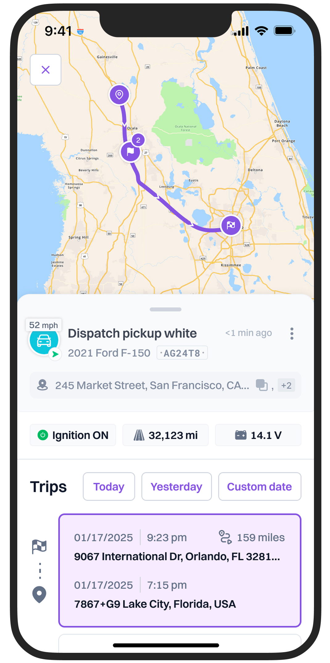 FleetSync AI screen 2